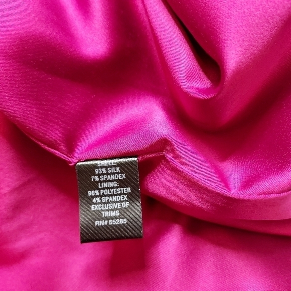 EXPRESS STRAPLESS SILK COCKTAIL DRESS SZ-10 - Picture 5 of 11